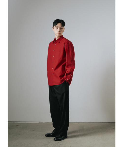 WHAGI(ワギ)の「Vintage Architect Shirt (Vintage Red)(シャツ/ブラウス・メンズ・その他・1/2/3)」の5枚目の写真