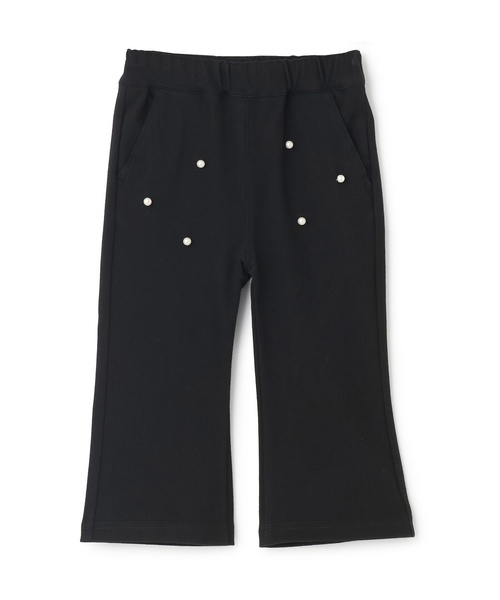 petit main（プティマイン）の「パールつきカットパンツ（デニムパンツ・キッズ・ブルー/ブラック・90cm/110cm/120cm/80ｃｍ/130cm/100cm）」の4枚目の写真