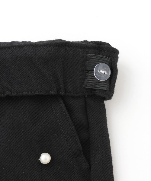 petit main（プティマイン）の「パールつきカットパンツ（デニムパンツ・キッズ・ブルー/ブラック・90cm/110cm/120cm/80ｃｍ/130cm/100cm）」の7枚目の写真