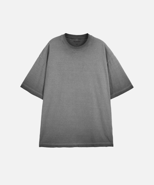 MAKEITTO(メイキット)の「ピグメントウォッシングオーバーサイズクルーネック半袖Tシャツ_グレー(Tシャツ/カットソー・メンズ・その他・M/L/XL/XXL)」の2枚目の写真