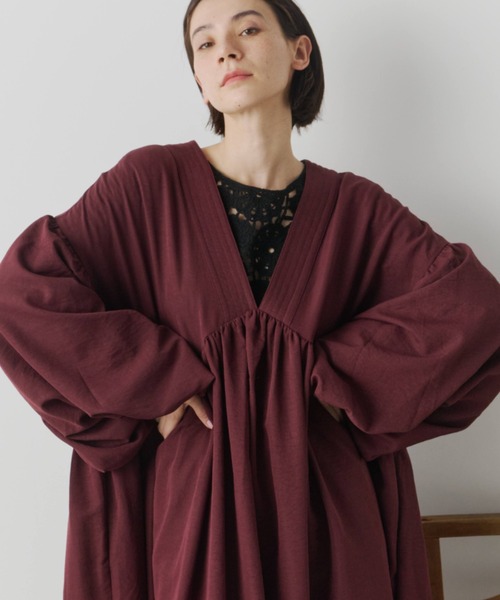 Libra Cue（リブラ キュー）の「フラワーモチーフかぎ編みニット（ニット/セーター・レディース・ブラック/アイボリー・FREE）」の15枚目の写真