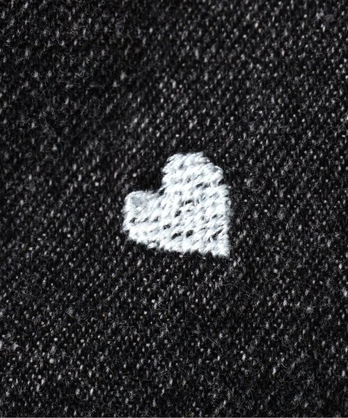 BREEZE(ブリーズ)の「ハート総柄 刺繍バレルパンツ_ジュニア対応(デニムパンツ・キッズ・ベージュ/ブラック・140/130/80/120/110/100/90)」の12枚目の写真