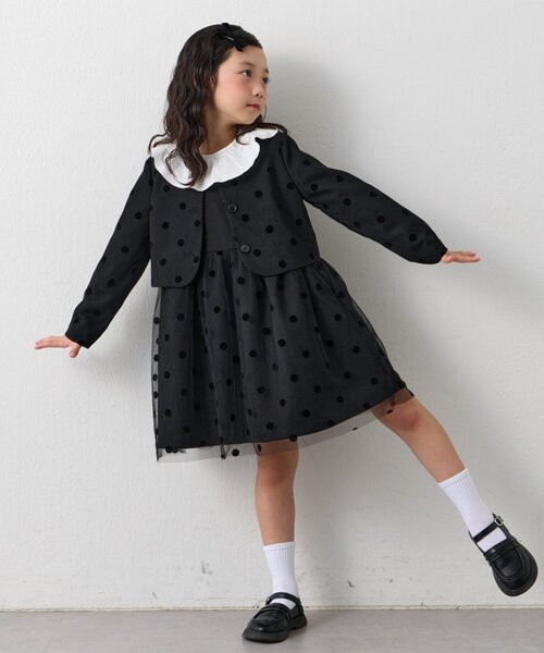 CIAOPANIC TYPY（チャオパニックティピー）の「【KIDS】【フォーマル・セレモニー】 洗えるフリル襟シャツブラウス（シャツ/ブラウス・キッズ・ホワイト・SMALL/MEDIUM）」の15枚目の写真