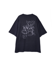 NONFLOOR（ノンフロア）の「ベストロックバンドTシャツネイビー（Tシャツ/カットソー）」