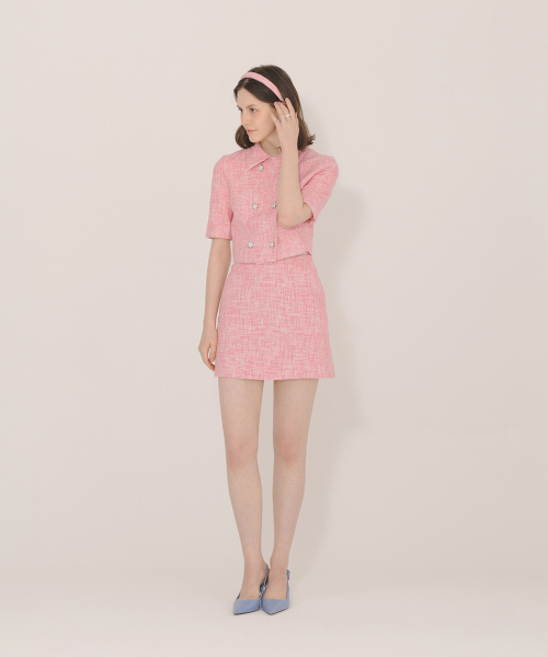 ICE GARDEN A.508(アイス ガーデン エイオーゴンパル)の「Crystal Buttons Detail Tweed Jacket(その他アウター・レディース・その他・S/M)」の4枚目の写真