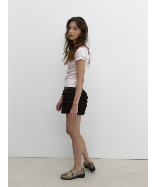 ASURA(アスラ)の「TIER CANCAN SHORTS (BROWN)(その他パンツ・レディース・その他・ONE SIZE)」の2枚目の写真