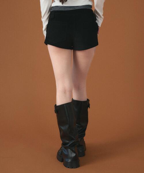 dispark（ディスパーク）の「DISPARK/【26年春夏新作】コーデュロイマイクロショートパンツ（その他パンツ・レディース・アイボリー/ブラック・SMALL/MEDIUM）」の12枚目の写真