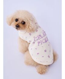 gelato pique（ジェラートピケ）の「【CAT&DOG】フラワー柄裏毛フーディー（リード/ハーネス/首輪）」