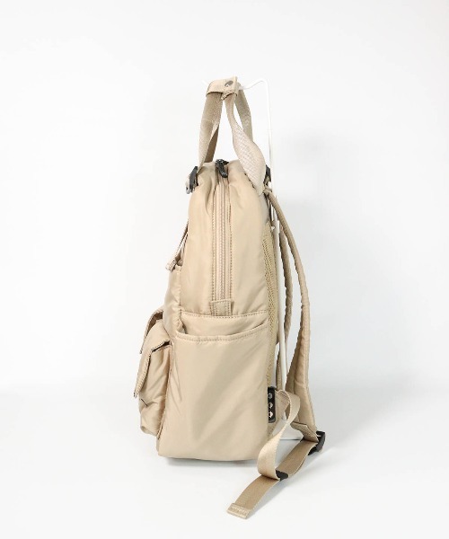 Picone CLUB（ピッコーネクラブ）の「中わたリュック（バックパック/リュック・レディース・ブラック/ベージュ/レッド・FREE）」の5枚目の写真
