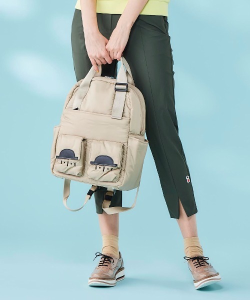 Picone CLUB（ピッコーネクラブ）の「中わたリュック（バックパック/リュック・レディース・ブラック/ベージュ/レッド・FREE）」の10枚目の写真
