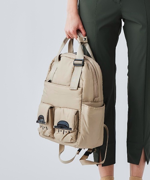 Picone CLUB（ピッコーネクラブ）の「中わたリュック（バックパック/リュック・レディース・ブラック/ベージュ/レッド・FREE）」の13枚目の写真