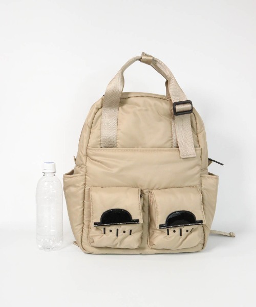 Picone CLUB（ピッコーネクラブ）の「中わたリュック（バックパック/リュック・レディース・ブラック/ベージュ/レッド・FREE）」の21枚目の写真