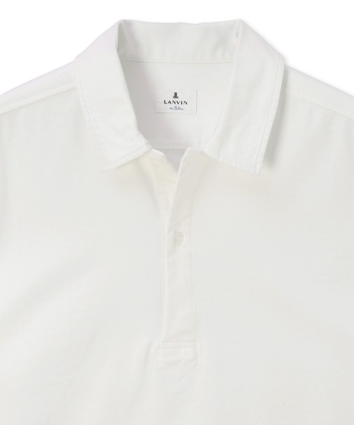 LANVIN en Bleu（ランバンオンブルー）の「製品染め バックサテン スキッパーシャツ（シャツ/ブラウス・メンズ・ブルーグレー/ホワイト/ネイビー・52/50/48/46）」の15枚目の写真