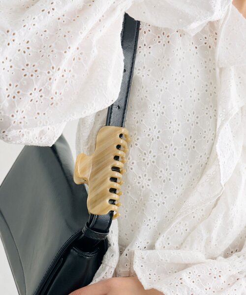 mystic（ミスティック）の「カラーヘアクリップ（ブローチ/コサージュ・レディース・レッド/ベージュ・ONE SIZE）」の9枚目の写真