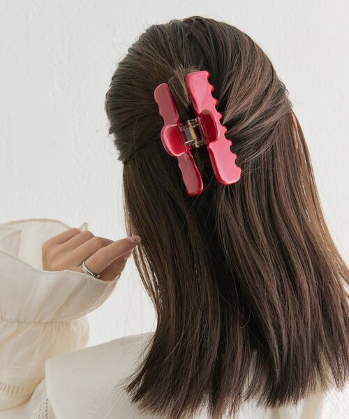 mystic（ミスティック）の「カラーヘアクリップ（ブローチ/コサージュ・レディース・レッド/ベージュ・ONE SIZE）」の11枚目の写真