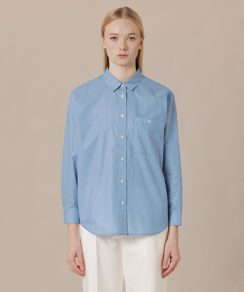 MACKINTOSH LONDON（マッキントッシュ ロンドン）の「シャンブレーローンシャツ（シャツ/ブラウス・レディース・ブルー系その他4・38/40）」の6枚目の写真