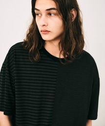 NOISE MAKER | 【接触冷感】オーバーサイズボーダーTシャツ【MADE IN JAPAN】(Tシャツ/カットソー)