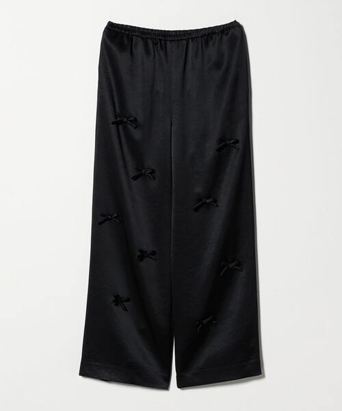 UNITED ARROWS(ユナイテッドアローズ)の「サテン 3Dリボン パンツ ‐ウォッシャブル‐(その他パンツ・レディース・ブラック・36/38)」の9枚目の写真
