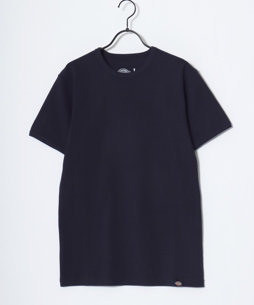Dickies(ディッキーズ)の「Dickies/ディッキーズ タイトフィット デイリー テレコリブ 無地 ロゴ ワンポイント刺繍 クルーネック 半袖Tシャツ/レディース メンズ(Tシャツ/カットソー・メンズ・グレー/ブラック/ネイビー/ホワイト・M/L/XL)」の12枚目の写真
