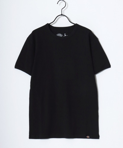 Dickies(ディッキーズ)の「Dickies/ディッキーズ タイトフィット デイリー テレコリブ 無地 ロゴ ワンポイント刺繍 クルーネック 半袖Tシャツ/レディース メンズ(Tシャツ/カットソー・メンズ・グレー/ブラック/ネイビー/ホワイト・M/L/XL)」の10枚目の写真