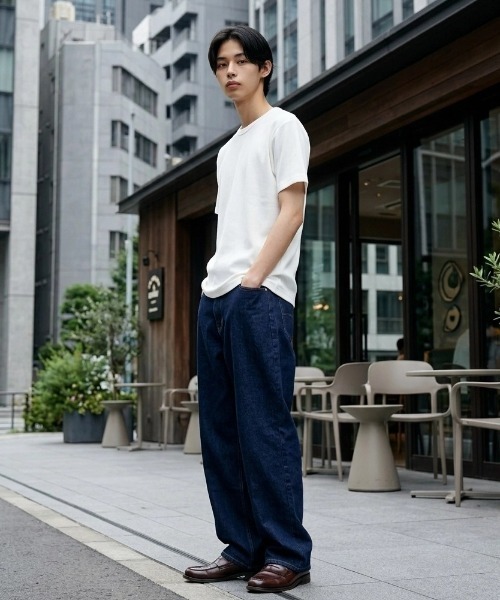 Dickies(ディッキーズ)の「Dickies/ディッキーズ タイトフィット デイリー テレコリブ 無地 ロゴ ワンポイント刺繍 クルーネック 半袖Tシャツ/レディース メンズ(Tシャツ/カットソー・メンズ・グレー/ブラック/ネイビー/ホワイト・M/L/XL)」の20枚目の写真