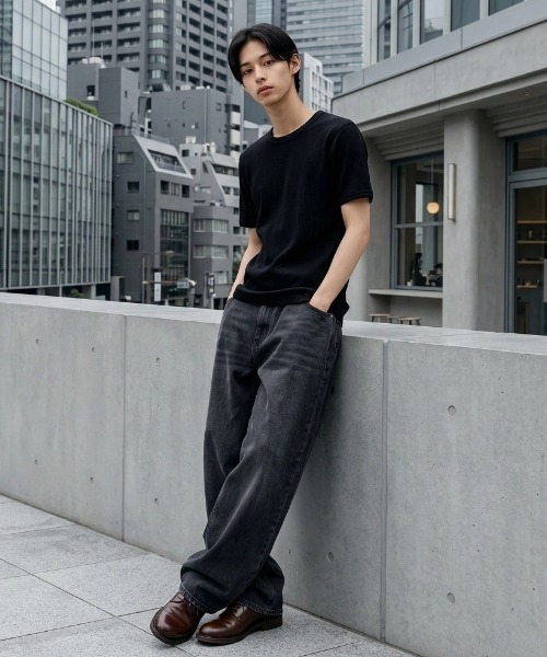 Dickies(ディッキーズ)の「Dickies/ディッキーズ タイトフィット デイリー テレコリブ 無地 ロゴ ワンポイント刺繍 クルーネック 半袖Tシャツ/レディース メンズ(Tシャツ/カットソー・メンズ・グレー/ブラック/ネイビー/ホワイト・M/L/XL)」の22枚目の写真