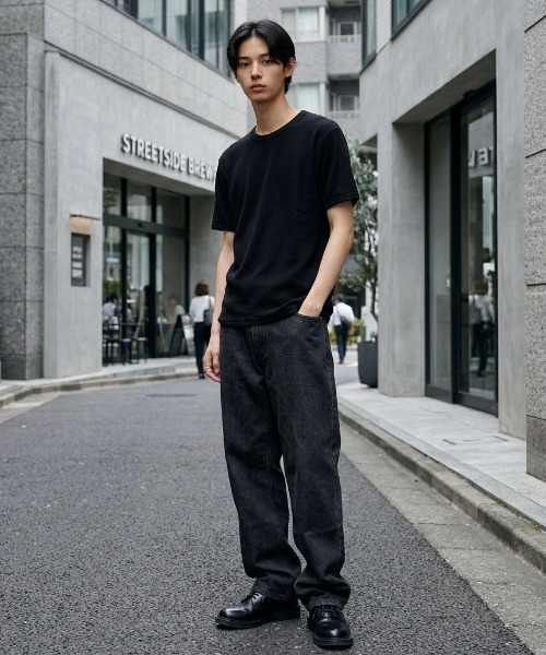 Dickies(ディッキーズ)の「Dickies/ディッキーズ タイトフィット デイリー テレコリブ 無地 ロゴ ワンポイント刺繍 クルーネック 半袖Tシャツ/レディース メンズ(Tシャツ/カットソー・メンズ・グレー/ブラック/ネイビー/ホワイト・M/L/XL)」の21枚目の写真
