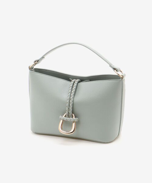 le.coeur blanc（ルクールブラン）の「リングモチーフ付きショルダー（ショルダーバッグ・レディース・ライトグレー/ブラック/ミント・FREE）」の20枚目の写真