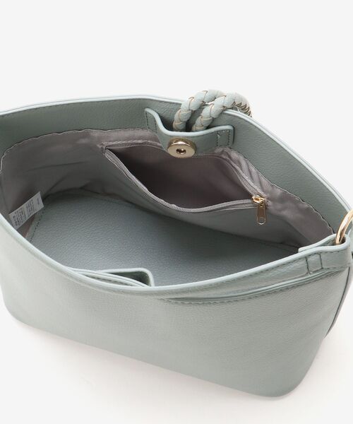 le.coeur blanc（ルクールブラン）の「リングモチーフ付きショルダー（ショルダーバッグ・レディース・ライトグレー/ブラック/ミント・FREE）」の15枚目の写真