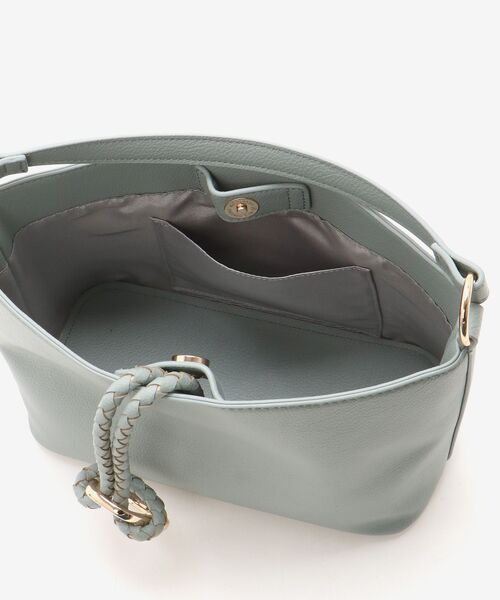 le.coeur blanc（ルクールブラン）の「リングモチーフ付きショルダー（ショルダーバッグ・レディース・ライトグレー/ブラック/ミント・FREE）」の14枚目の写真