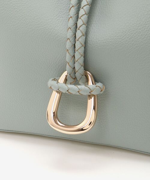 le.coeur blanc（ルクールブラン）の「リングモチーフ付きショルダー（ショルダーバッグ・レディース・ライトグレー/ブラック/ミント・FREE）」の13枚目の写真