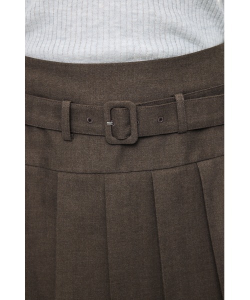 MOUSSY(マウジー)の「LOW SLUNG PLEATED ミニスカート(スカート・レディース・グレー/ブラウン・1/2)」の12枚目の写真