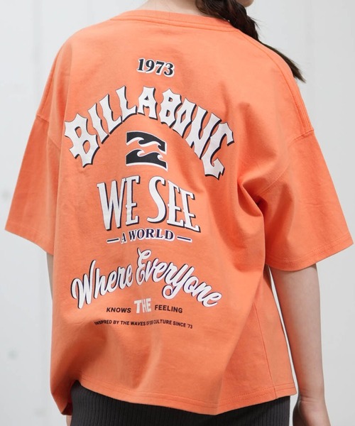 BILLABONG（ビラボン）の「BILLABONG/ビラボン キッズ GIRLS S/S TEEシャツ MESSAGE ARCH ルーズフィット  BG015251（Tシャツ/カットソー・キッズ・ブラック/ホワイト/サーモンピンク・150cm/130cm/140cm）」の3枚目の写真