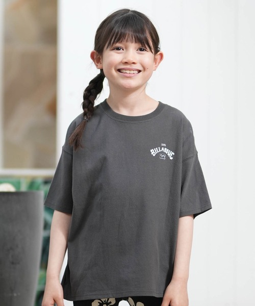 BILLABONG（ビラボン）の「BILLABONG/ビラボン キッズ GIRLS S/S TEEシャツ MESSAGE ARCH ルーズフィット  BG015251（Tシャツ/カットソー・キッズ・ブラック/ホワイト/サーモンピンク・150cm/130cm/140cm）」の10枚目の写真