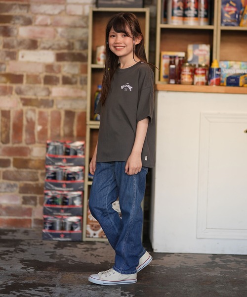BILLABONG（ビラボン）の「BILLABONG/ビラボン キッズ GIRLS S/S TEEシャツ MESSAGE ARCH ルーズフィット  BG015251（Tシャツ/カットソー・キッズ・ブラック/ホワイト/サーモンピンク・150cm/130cm/140cm）」の14枚目の写真
