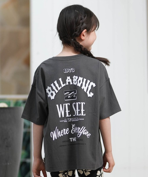 BILLABONG（ビラボン）の「BILLABONG/ビラボン キッズ GIRLS S/S TEEシャツ MESSAGE ARCH ルーズフィット  BG015251（Tシャツ/カットソー・キッズ・ブラック/ホワイト/サーモンピンク・150cm/130cm/140cm）」の11枚目の写真