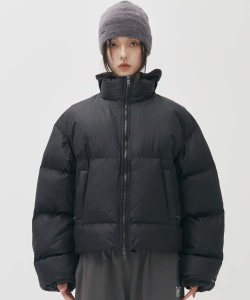 NICK&NICOLE(ニックアンドニコール)の「EMBRODIDERED PUFFER PADDING_BLACK(ダウンジャケット/コート・レディース・その他・FREE)」の1枚目の写真