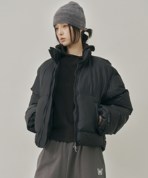 NICK&NICOLE(ニックアンドニコール)の「EMBRODIDERED PUFFER PADDING_BLACK(ダウンジャケット/コート・レディース・その他・FREE)」の2枚目の写真