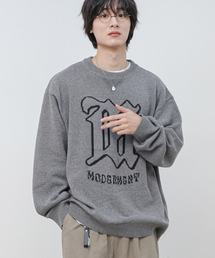 MODERMENT（モダーメント）の「ウォッシャブルオルディックオーバーニット[チャコール]（ニット/セーター）」