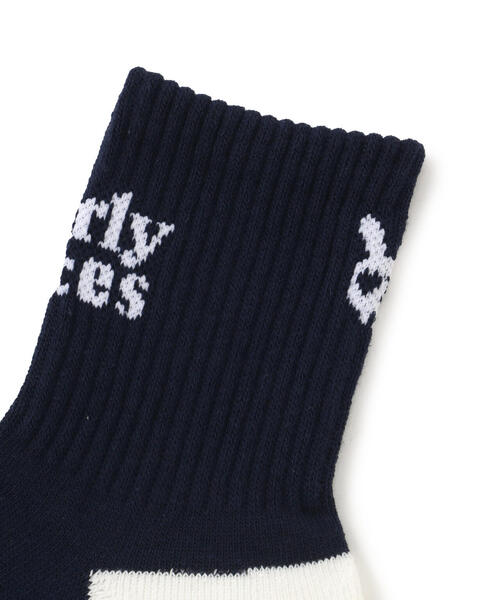 PEARLY GATES(パーリーゲイツ)の「【PEARLY GATES】差込スカルラビットショートSOX(ソックス/靴下・メンズ・ホワイト/ネイビー・FREE)」の3枚目の写真
