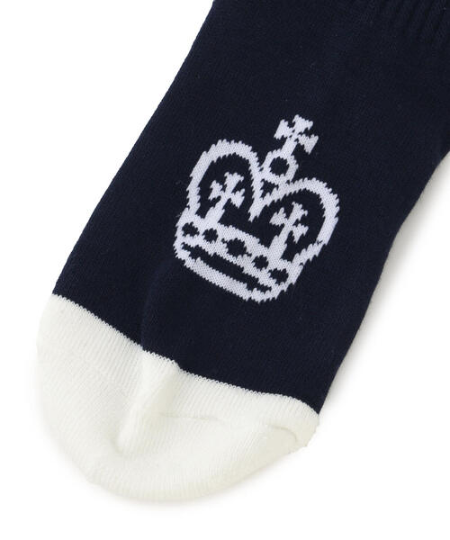 PEARLY GATES(パーリーゲイツ)の「【PEARLY GATES】差込スカルラビットショートSOX(ソックス/靴下・メンズ・ホワイト/ネイビー・FREE)」の7枚目の写真