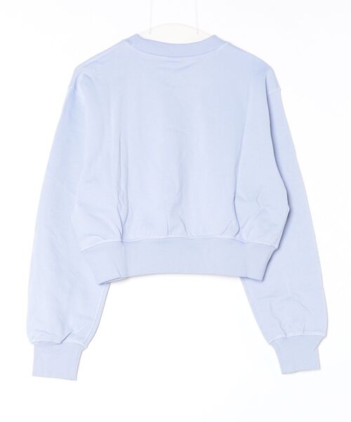 NEW BALANCE（ニューバランス）の「Athletics プレミアムロゴリラックスクロップクルー（スウェット・レディース・ラベンダー・SMALL/MEDIUM/LARGE/X-LARGE）」の8枚目の写真