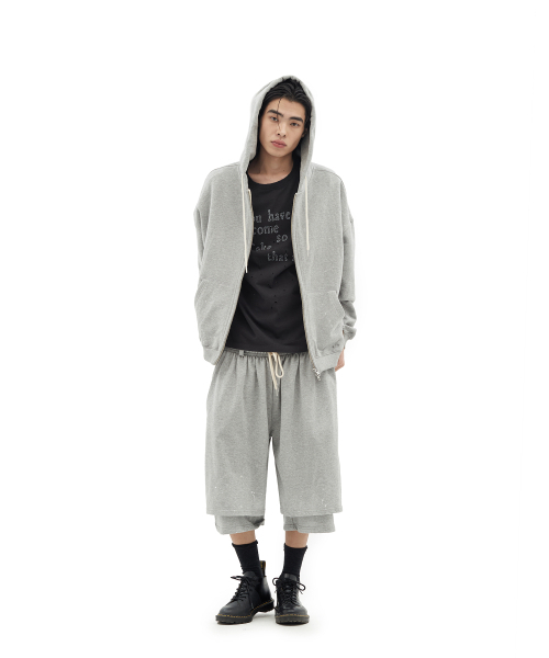 DEFGARMENTS（デフグラメンツ）の「PAINTING BLUSHED BURMUDA SHORTS [MELANGE]（その他パンツ・レディース・その他・SMALL/LARGE）」の6枚目の写真