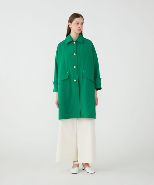 Mackintosh(マッキントッシュ)の「【別注】MACKINTOSH HUMBIE LONG コート(ステンカラーコート・レディース・グリーン・6)」の3枚目の写真