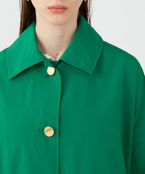 Mackintosh(マッキントッシュ)の「【別注】MACKINTOSH HUMBIE LONG コート(ステンカラーコート・レディース・グリーン・6)」の7枚目の写真