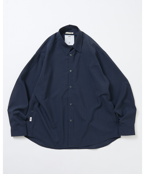 FREAK'S STORE（フリークスストア）の「限定展開 AiRide/エアライド リラックスフィット レギュラーカラーL/Sシャツ/ポケッタブル/吸水速乾/UVカット（シャツ/ブラウス・メンズ・ベージュ/チャコールグレー/ブラック/ネイビー/ブルー系その他・MEDIUM/SMALL/LARGE）」の13枚目の写真