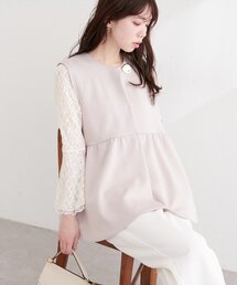 natural couture | ダンボールペプラムベスト(ベスト)