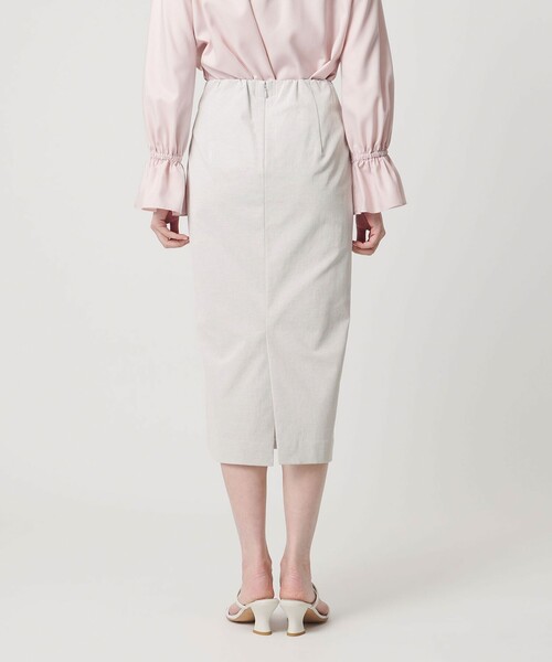 UNITED ARROWS（ユナイテッドアローズ）の「RIRANCHA ツイル タイトスカート ‐ウォッシャブル‐（スカート・レディース・ネイビー/オフホワイト/ライトグレー/ライトブルー・36/38/40）」の18枚目の写真
