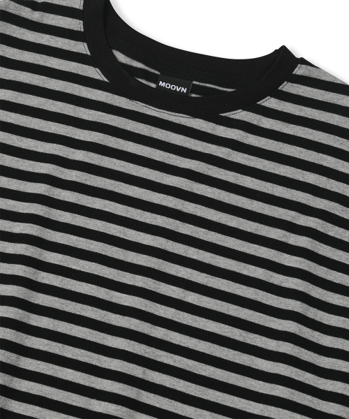MOOVN(ムブン)の「オーバーサイズストライプロングスリーブTシャツグレー(Tシャツ/カットソー・メンズ・その他・SMALL/MEDIUM/LARGE)」の15枚目の写真