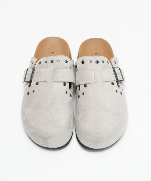 WEGO（ウィゴー）の「WEGO/【26年春夏新作】スタッズデザインサボ（サンダル・レディース・ブラック/ライトベージュ・SMALL/LARGE/MEDIUM）」の21枚目の写真